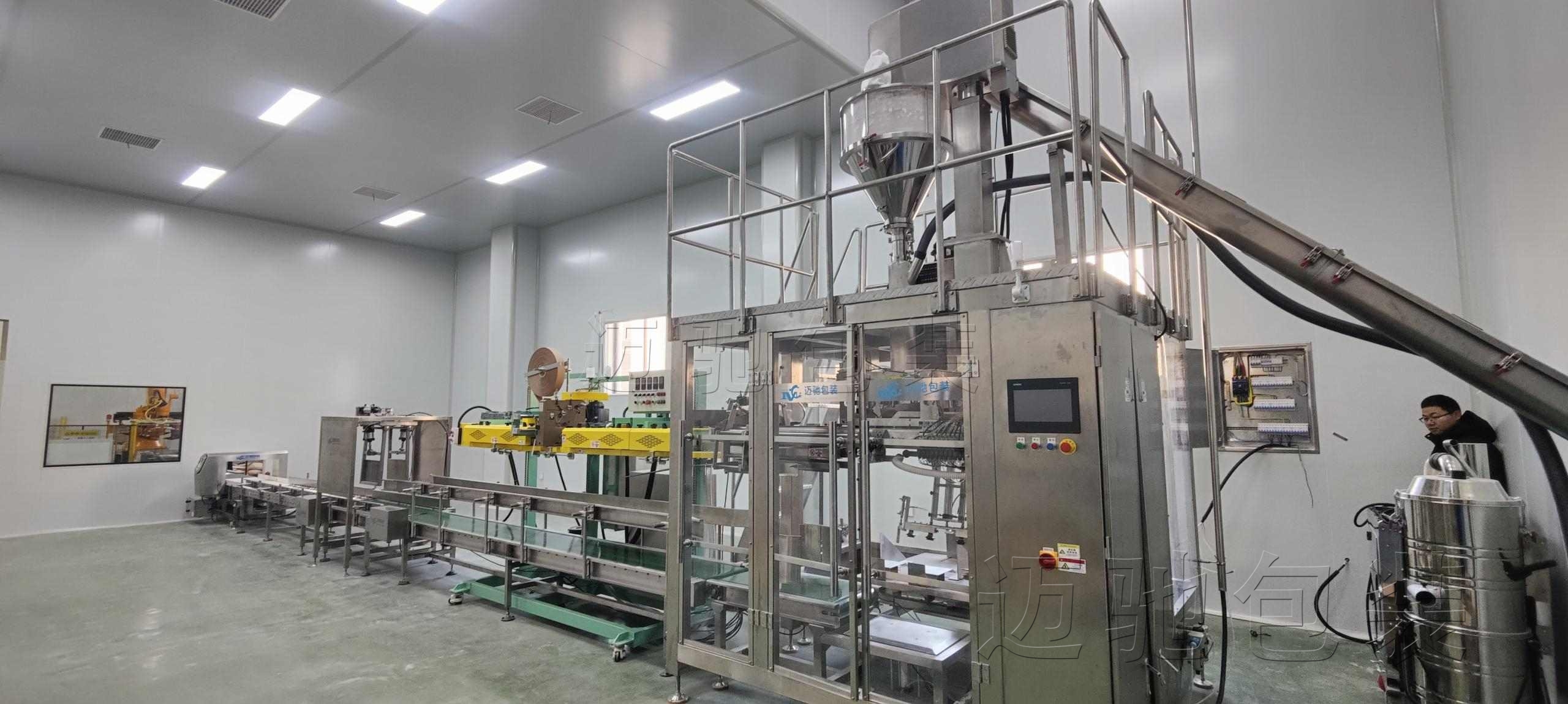 多物料適配！邁馳全自動重（chóng）袋包裝機 25kg 粉（fěn）末包裝首選